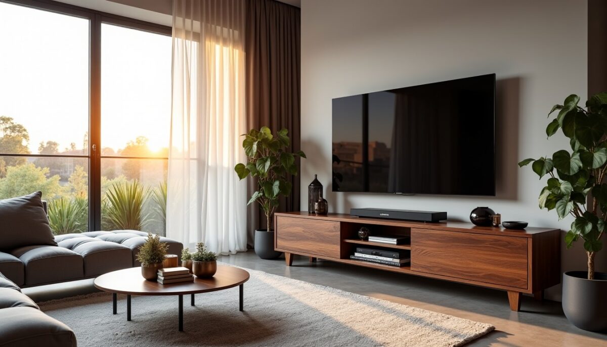 Astuces pour intégrer un meuble TV élégant dans une décoration moderne et harmonieuse